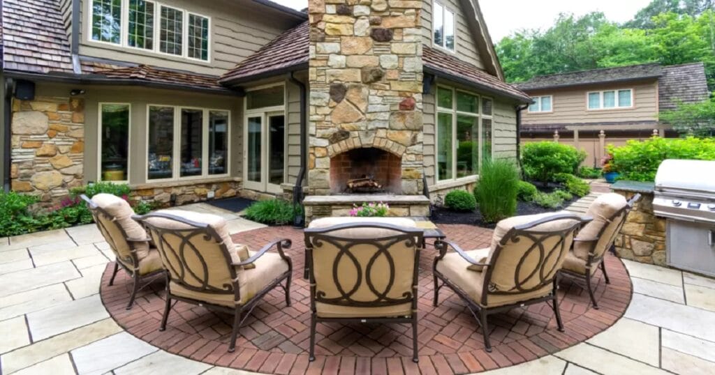 Install Outdoor Fireplace To Create Cozy Outdoor Atmosphere
